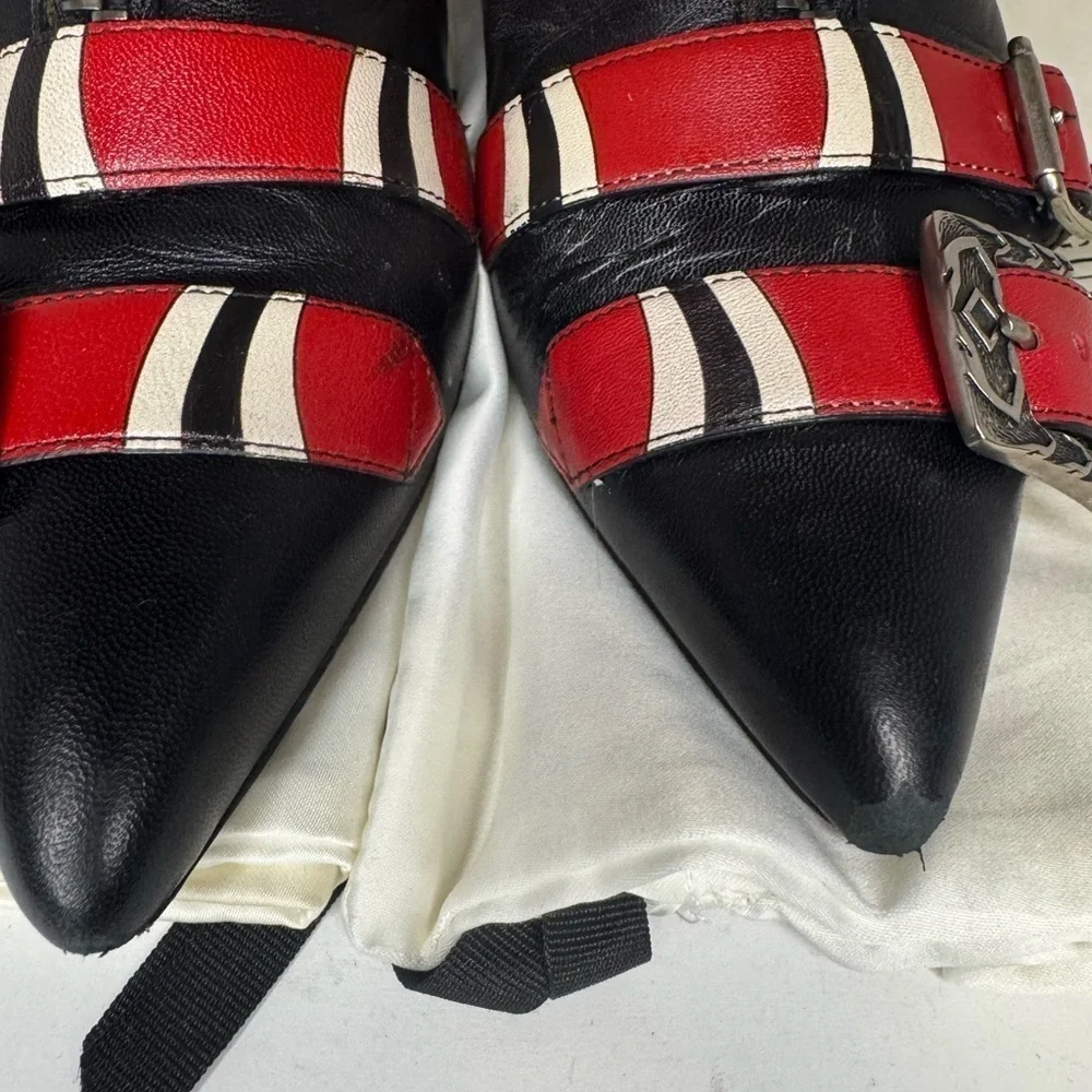 Gucci Kingsnake Dionysus Leather Multicolor Boots Size 38.